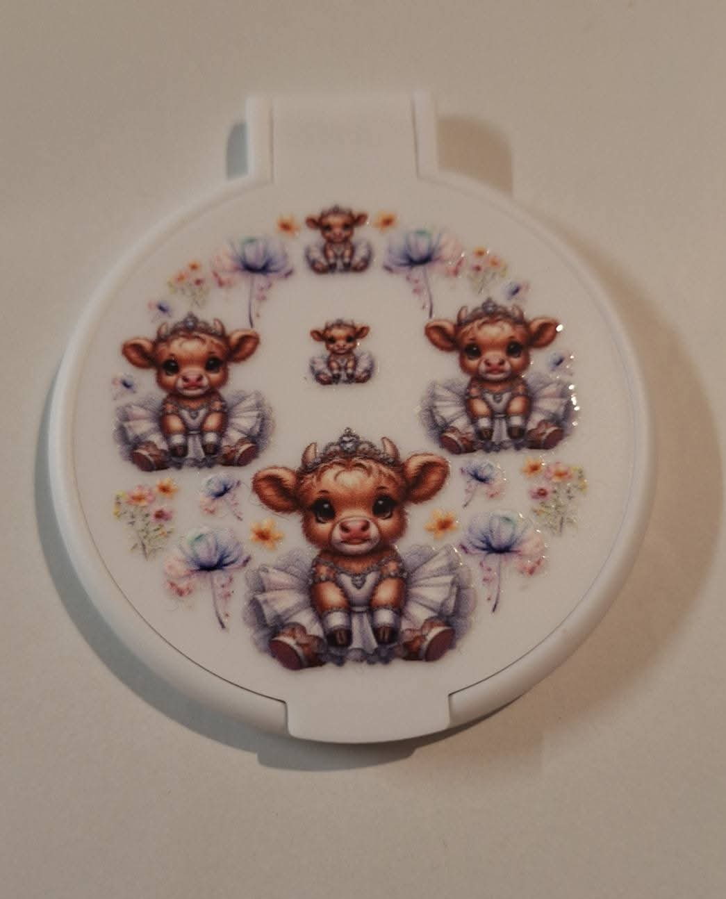 Cute cows pocket mirror