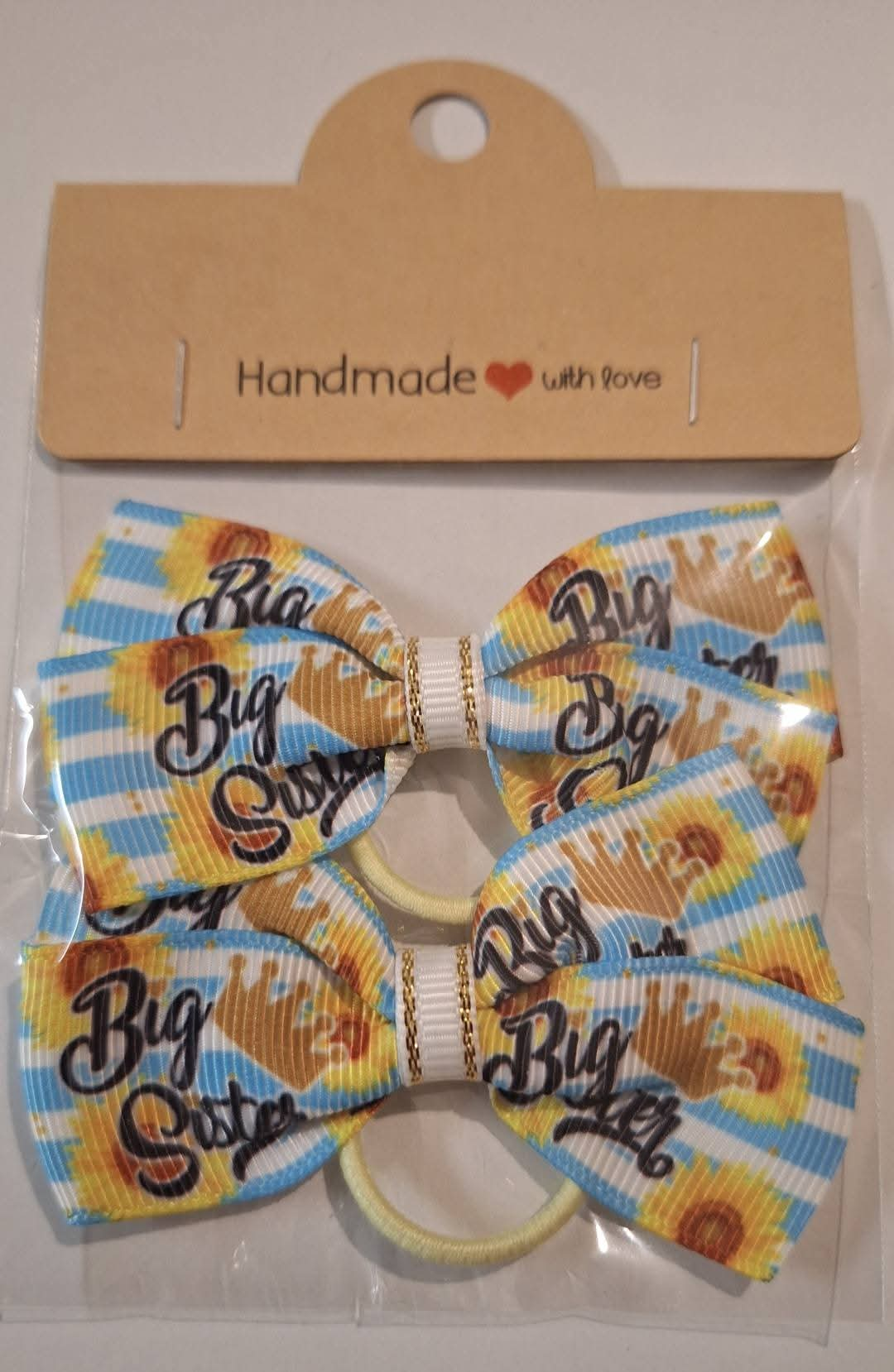 Big sister hairbow bobble set