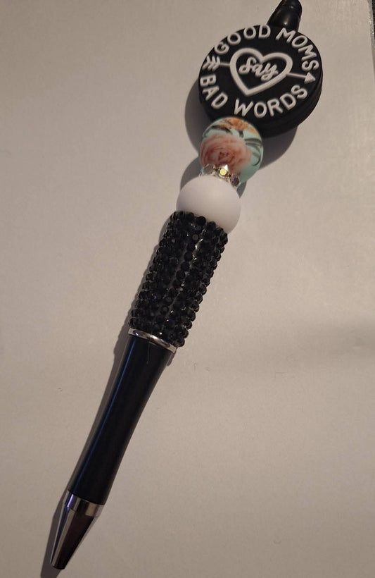 Good moms say bad words silicone pen