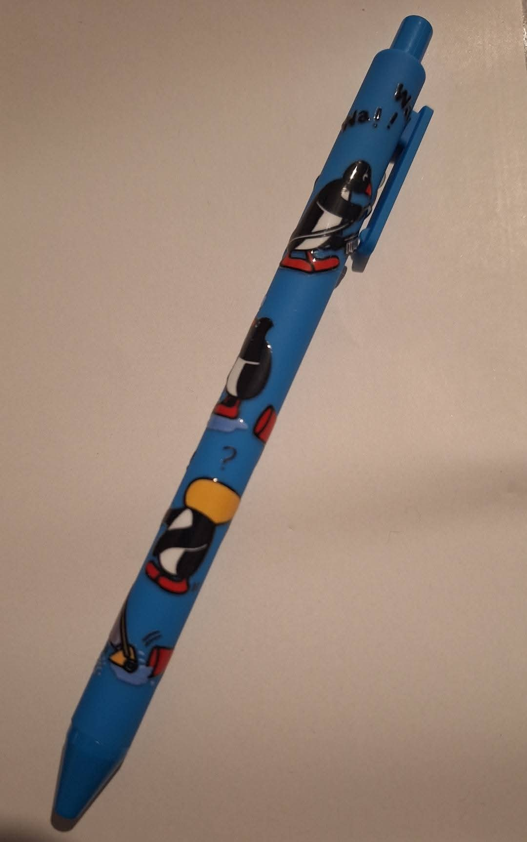 Pingu plastic pen