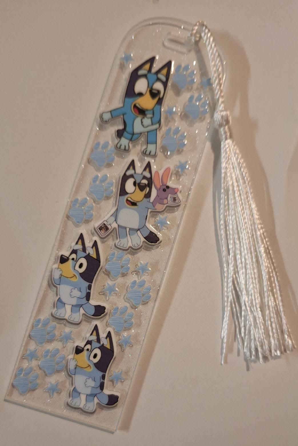 Bluey acrylic bookmark