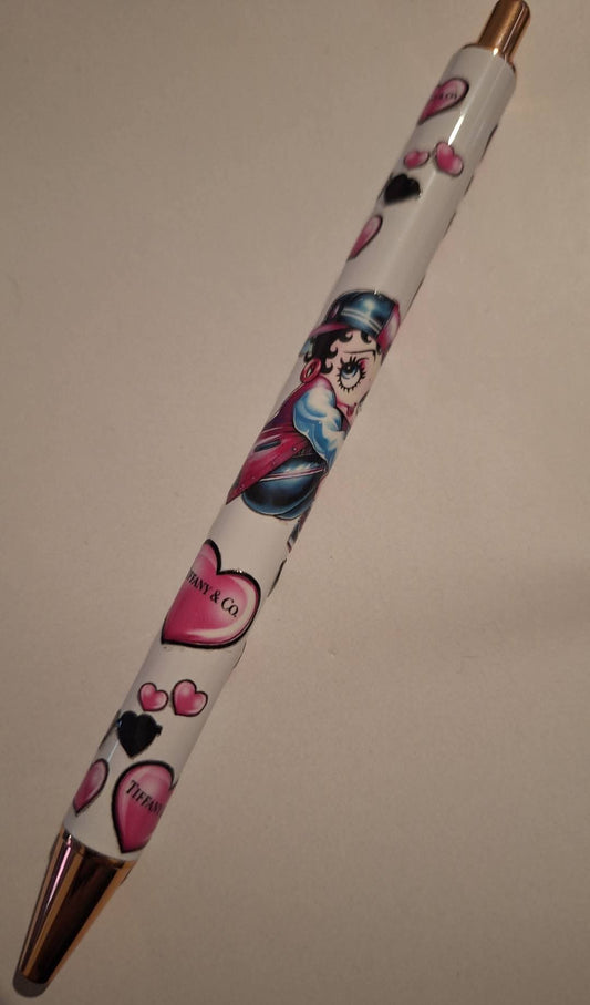 Betty boop tiff metal pen