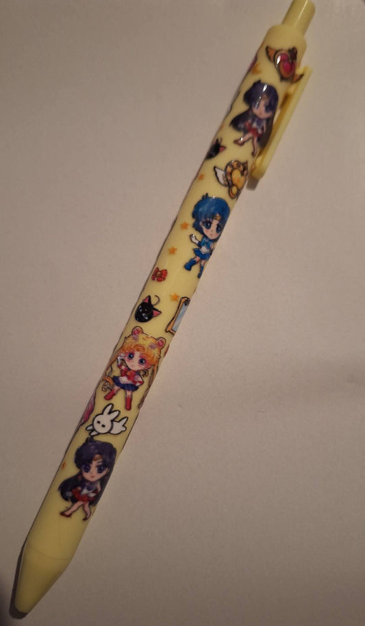 Sailor moon plastic pen